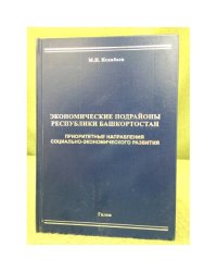Экономические подрайоны республики Башкостан: Приоритетные навравления социально-экономического развития