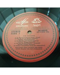 On Parade. The Soviet Army Chorus and Band. Melodiya USSR / Angel USA - SR-40018