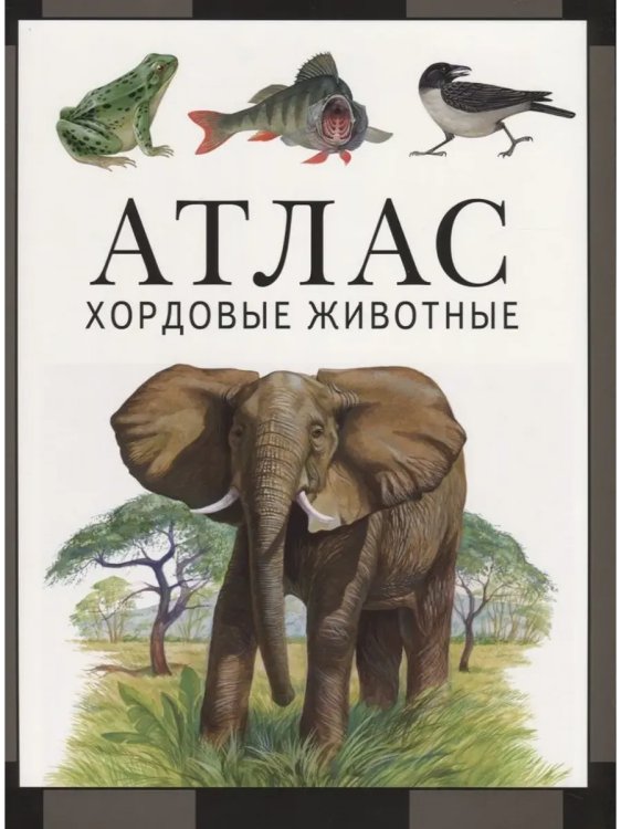 Обложка книги «Хордовые животные: атлас (2-е, стереотипное)», ISBN 9785443943664