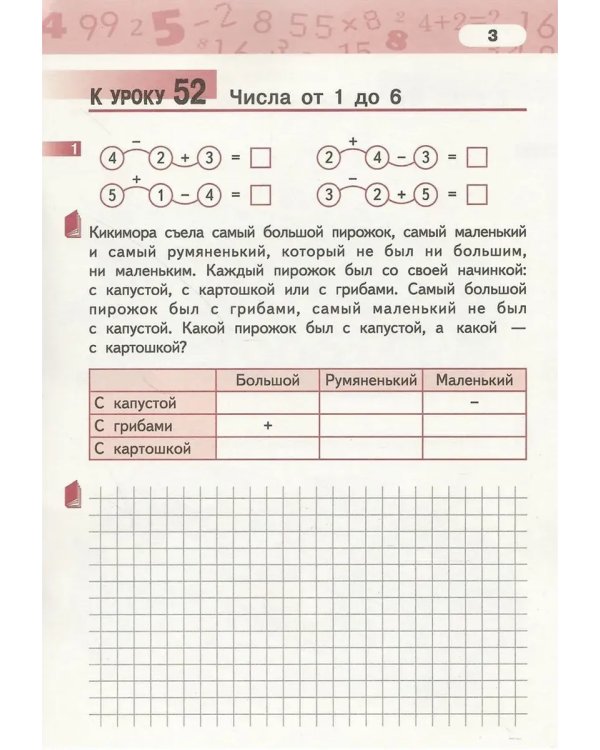 Дополнительное изображение книги «Математика. 1 кл. Рабочая тетрадь в 4-х ч, КОМПЛЕКТ Гейдман»