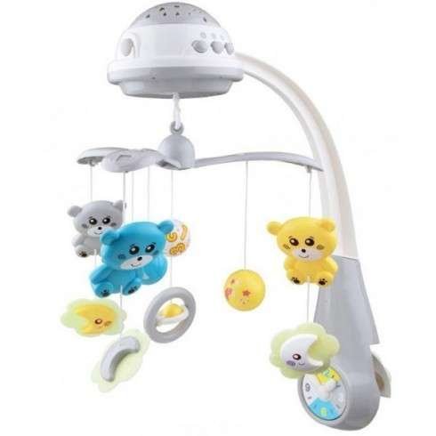 Обложка книги «BabyMix Art.FS-35604 Grey Музыкальная карусель с проектором»