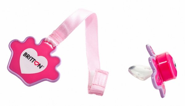 Britton Princess Soother&amp;Soother Cord Art.B1509