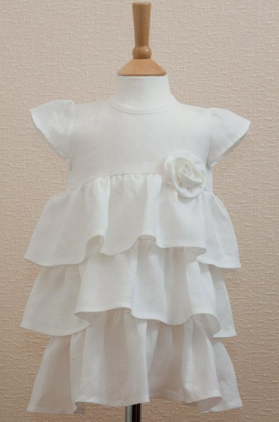 Vilaurita Art.383 Детское льняное платье (Lorita Art .962)