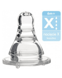 BabyOno 1203 сосок силиконовых стандартные бутылки напитки для детей от 6 месяцев. возраст (X дыра)