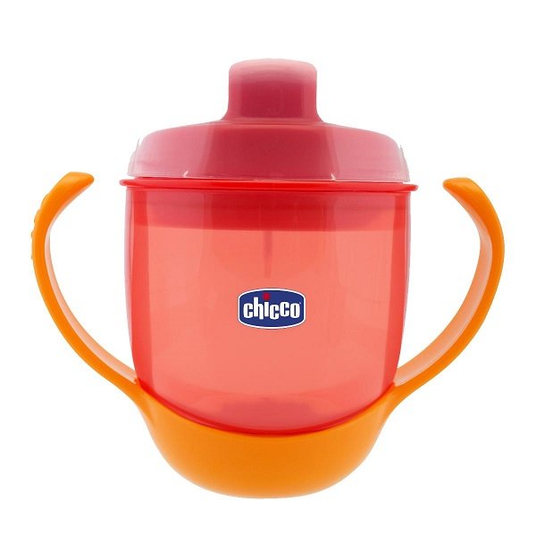 Chicco Мягкая чашка Art.06824.70 кружка 180 мл, красный 12 м +