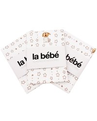La Bebe™ Set 75x75(3) Art.64053 Bears Комплект детских пеленочек [хлопок] 75x75cm