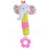 BabyOno Art. 1193 Велюровая игрушка с пищалкой и прорезывателем 'Слоник'