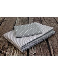La Bebe™ Set 100x135/40x60 Art.70865 Dots Комплект постельного белья из 2 частей