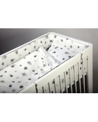 Troll Bumper for Cot Bee Art.BMBE30 Мягкий бортик-охранка для детской кроватки, 300 см