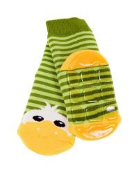 Weri SPEZIALS 22001/2010 Duck Детские носки с ABS (neslīpas) зеленый