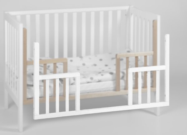 Обложка книги «Troll Toddler rail Whitewash Art. ACS-RA0403-WW Дополнительная боковина для подростков»