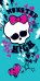 Faro Tekstylia Beach Towel Monster High Детский хлопковое полотенце 100% хлопок 70х140cm