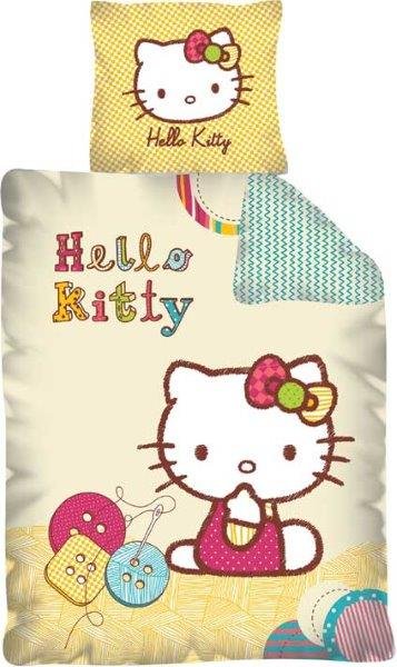 Capri Диснея Постельные принадлежности Hello Kitty хлопок постельного белья 160x200