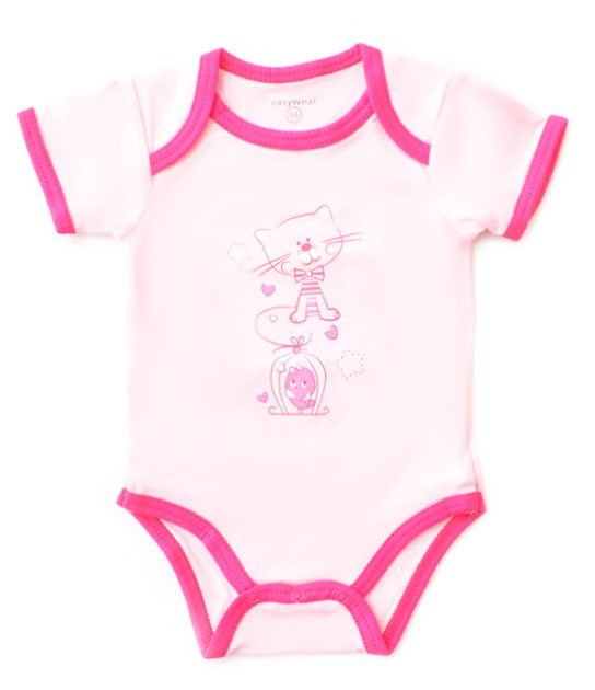 Обложка книги «Kids Body Cats 76578 Детские Бодики с коротким рукавом из чистого хлопка»