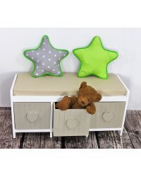La bebe™ Pillow Art. 77149 Star Детская двухсторонная подушка Звезда 40 см