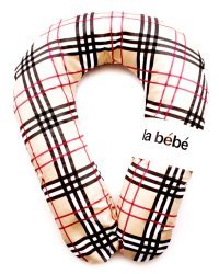La Bebe™ Snug Cotton Nursing Maternity Pillow Art.67342 London Подкова для сна / кормления малыша 20x70 cm