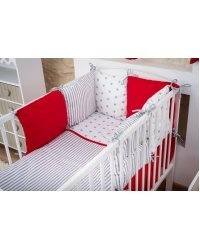 La bebe™ Cotton Borders Set 8 Art.80198 Комплект постельного белья из 8 частей