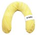 La Bebe™ Rich Cotton Nursing Maternity Pillow Art.15816 Yellow Zigzag Подкова для сна, кормления малыша 30x104 cm