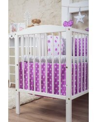 La bebe™ Art.81161 Хлопковый декоративный волан с оборкой на кроватку