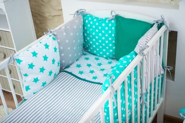 Обложка книги «La bebe™ Cotton Borders Set 8 Art.81187 Комплект постельного белья из 8 частей»