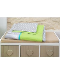 La Bebe™ Set 100x135/35x35 Art.81217 Комплект постельного белья из 2 частей [пододяльник + наволочкой]