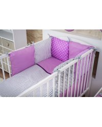 La bebe™ Cotton Borders Set 8 Art.81223 Комплект постельного белья из 8 частей