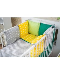 La bebe™ Cotton Borders Set 8 Art.81228 Комплект постельного белья из 8 частей