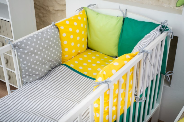 Обложка книги «La bebe™ Cotton Borders Set 8 Art.81228 Комплект постельного белья из 8 частей»
