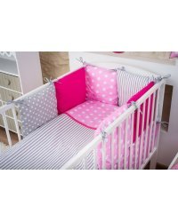 La bebe™ Cotton Borders Set 8 Art.81233 Комплект постельного белья из 8 частей