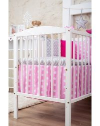 La bebe™ Art.81234 Хлопковый декоративный волан с оборкой на кроватку