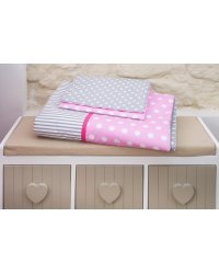La Bebe™ Set 100x135/40x60 Art.81235 Комплект постельного белья из 2 частей [пододяльник + наволочкой]