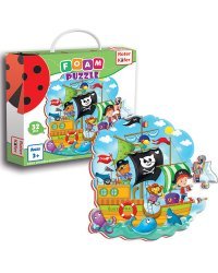 Roter Käfer RK1202-04 Мягкие пазлы Пираты (Vladi Toys)