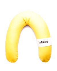 La Bebe™ Rich Maternity Pillow Art.81677 Pearl Lemon Подковка для сна, кормления малыша 30x104 cm