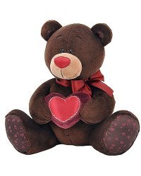 Orange Toys Choco&amp;Milk Art. C003/15 Мягкая игрушка Мишка Choco With Heart (15 см)