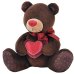 Orange Toys Choco&amp;Milk Art. C003/15 Мягкая игрушка Мишка Choco With Heart (15 см)