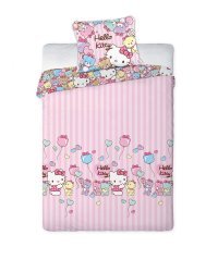 Faro Tekstylia Disney Hello Kitty Bedding Фланелевое постельное белье 160x200см