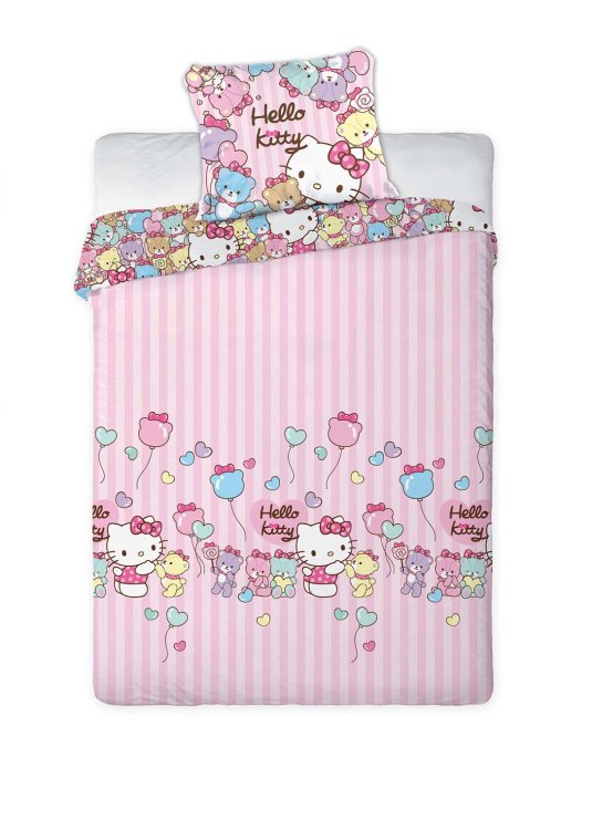 Faro Tekstylia Disney Hello Kitty Bedding Фланелевое постельное белье 160x200см