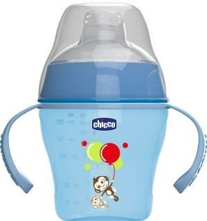 Chicco'16 Soft Cup Art.06823.12 Синий Кубок 200 мл 6м +