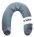 La Bebe™ Rich Pearl Dark Satin Nursing Maternity Pillow Art.81028 Подковка для сна, кормления малыша 30x104 cm
