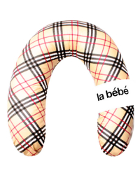 La Bebe™ Rich Maternity Pillow Art.67035 Burberry Подкова для сна, кормления малыша 30x104 cm
