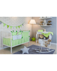 La bebe™ Cotton Borders Set 5 Art.3426 Комплект постельных принадлежностей из 5-ти частей