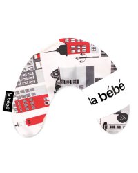 La Bebe™ Mimi Nursing Cotton Pillow Art.5186 Сityscape Подковка для сна, кормления малыша 19x46cm