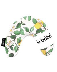 La Bebe™ Mimi Nursing Cotton Pillow Art.3328 Lemon Tree Подкова для сна, кормления малыша 19x46 cm
