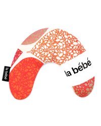 La Bebe™ Mimi Nursing Cotton Pillow Art.45292 Deco Orange Подкова для сна, путешествий, кормления малыша 19x46cm