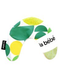 La Bebe™ Mimi Nursing Cotton Pillow Art.3309 Geometry Green Подкова для сна, кормления малыша 19x46 cm