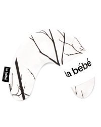 La Bebe™ Mimi Nursing Cotton Pillow Art.3301 Black Branch Подкова для сна, кормления малыша 19x46 cm