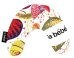La Bebe™ Mimi Nursing Cotton Pillow Art.15803 Summer Подкова для сна, кормления малыша 19x46 cm