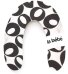 La Bebe™ Rich Maternity Pillow Art.85499 Black/Silver Подковка для сна, кормления малыша 30x104 cm