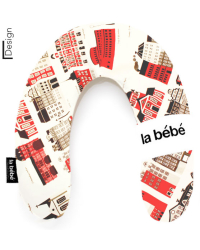 La Bebe™ Rich Maternity Pillow Art.85503 Citycape Подковка для сна, кормления малыша 30x104 cm