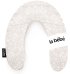 La Bebe™ Rich Maternity Pillow Art.85505 Floral Gray/White Подковка для сна, кормления малыша 30x104 cm